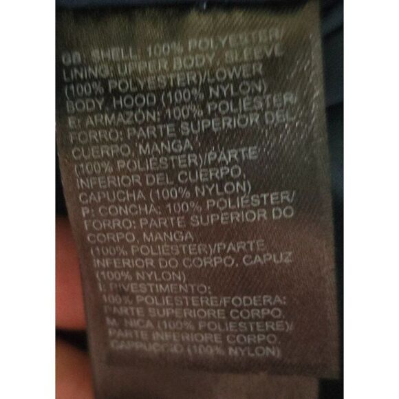 The North Face Mens SP Hooded Waterproof Jacket Blue/Black Geometric Pattern ski - Picture 13 of 15